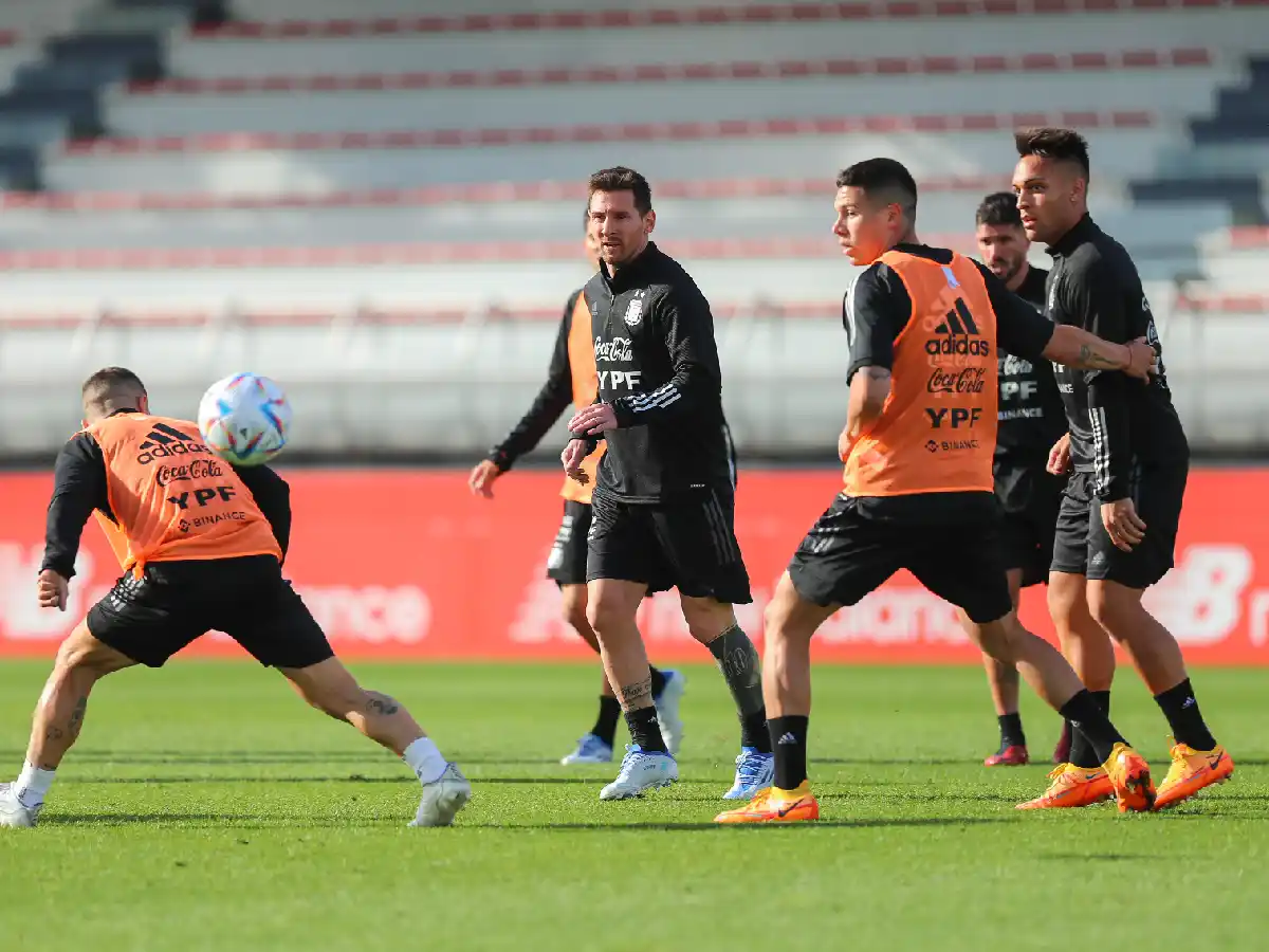 Con Messi, Argentina tuvo su primera práctica en Bilbao