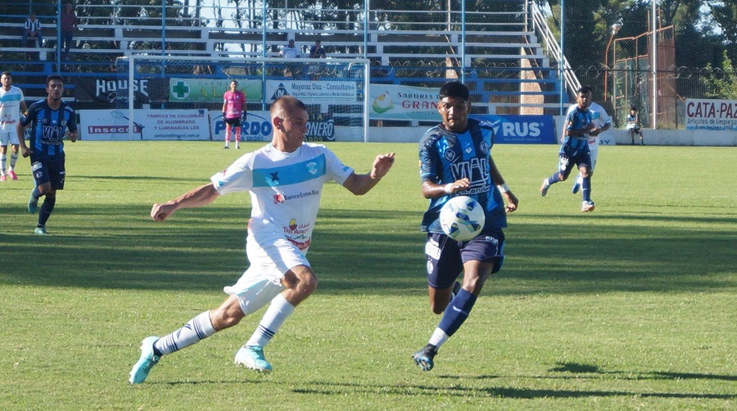 El larroquense Lautaro Viale hizo su debut en el Federal A con la camiseta de Gimnasia (Crédito: 03442).