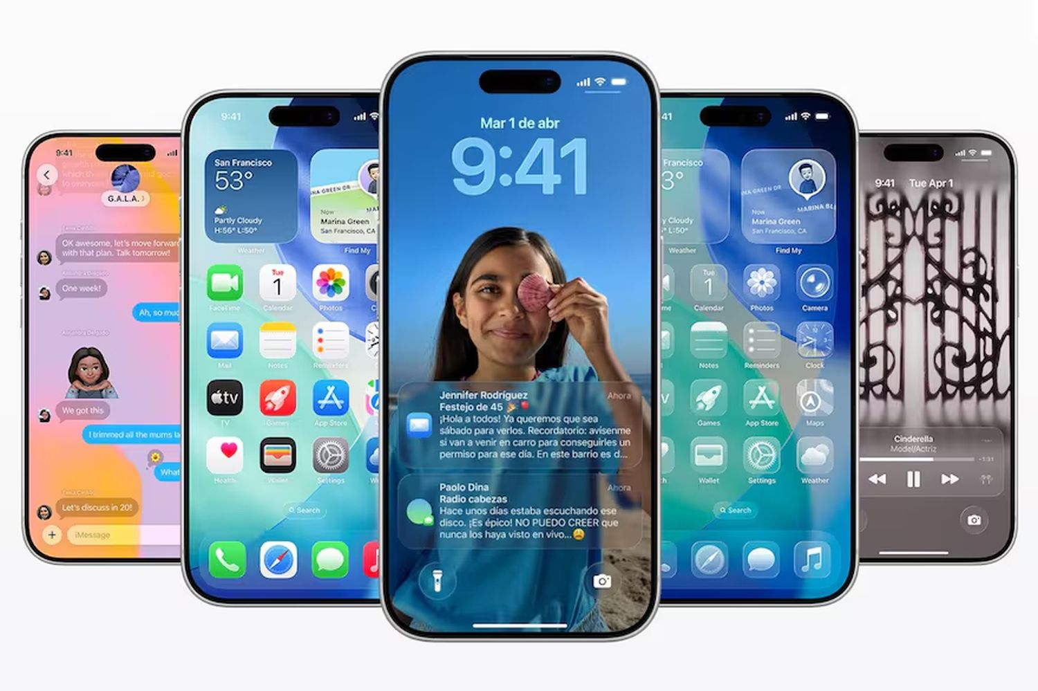 Ya está disponible el mayor cambio visual en años para los celulares iPhone