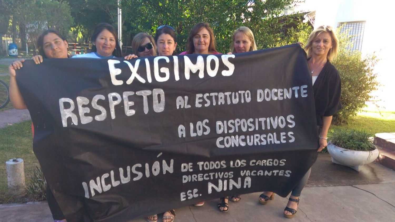 Docentes de Crespo reclaman la inclusión en los concursos de los cargos de las Escuelas Nina
