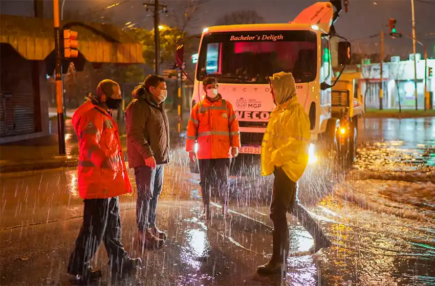 Tormenta de Santa Rosa: En Mar del Plata no hubo evacuados aunque cinco familias fueron asistidas