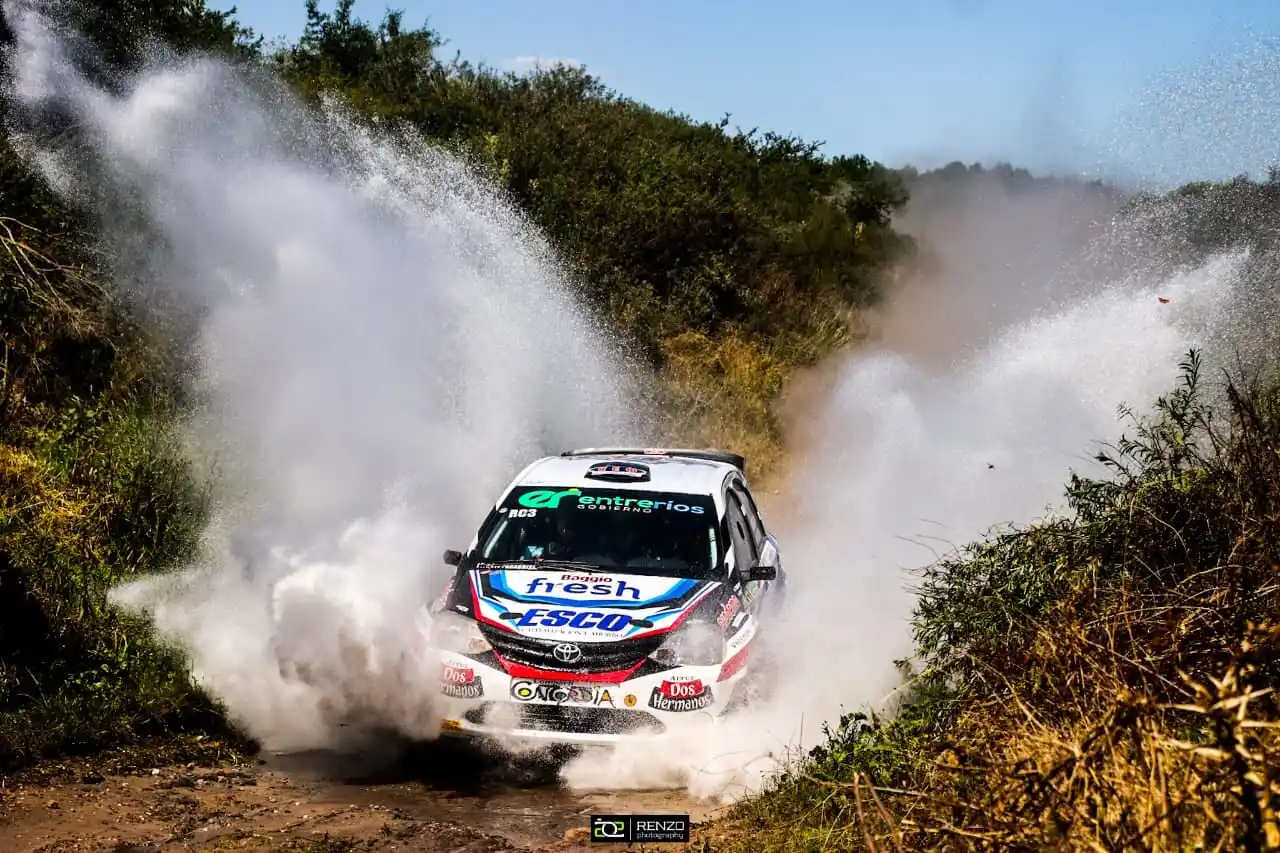 Espectacular vuelco de un gualeguaychuense en el Rally de Entre Ríos