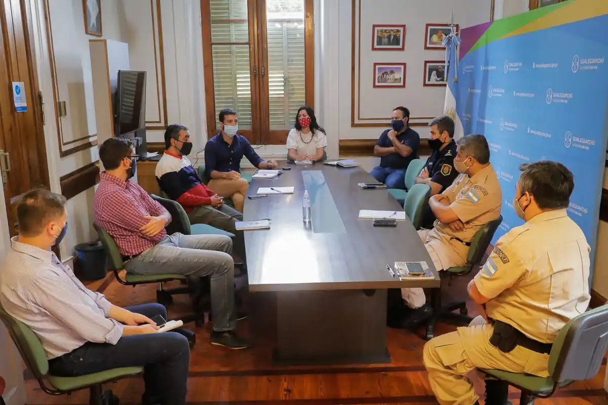 Coordinan acciones con las fuerzas de seguridad de Gualeguaychú