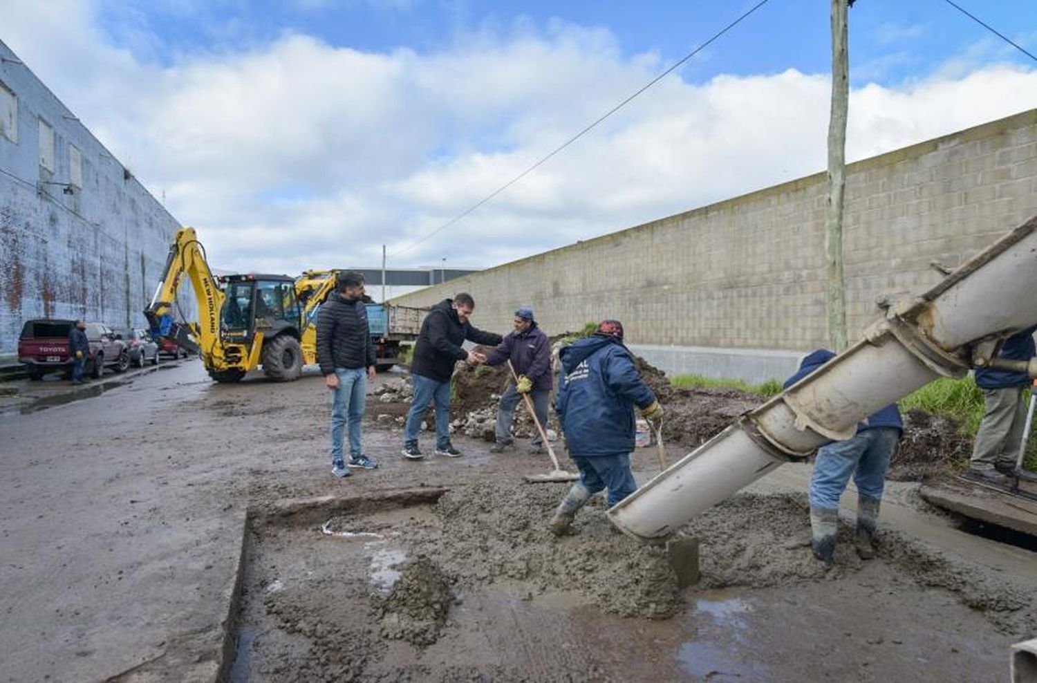 Realizaron obras de repavimentación en la zona del Puerto