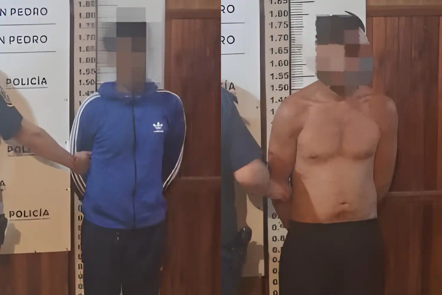 Ambos fueron trasladados a la Comisaría.
