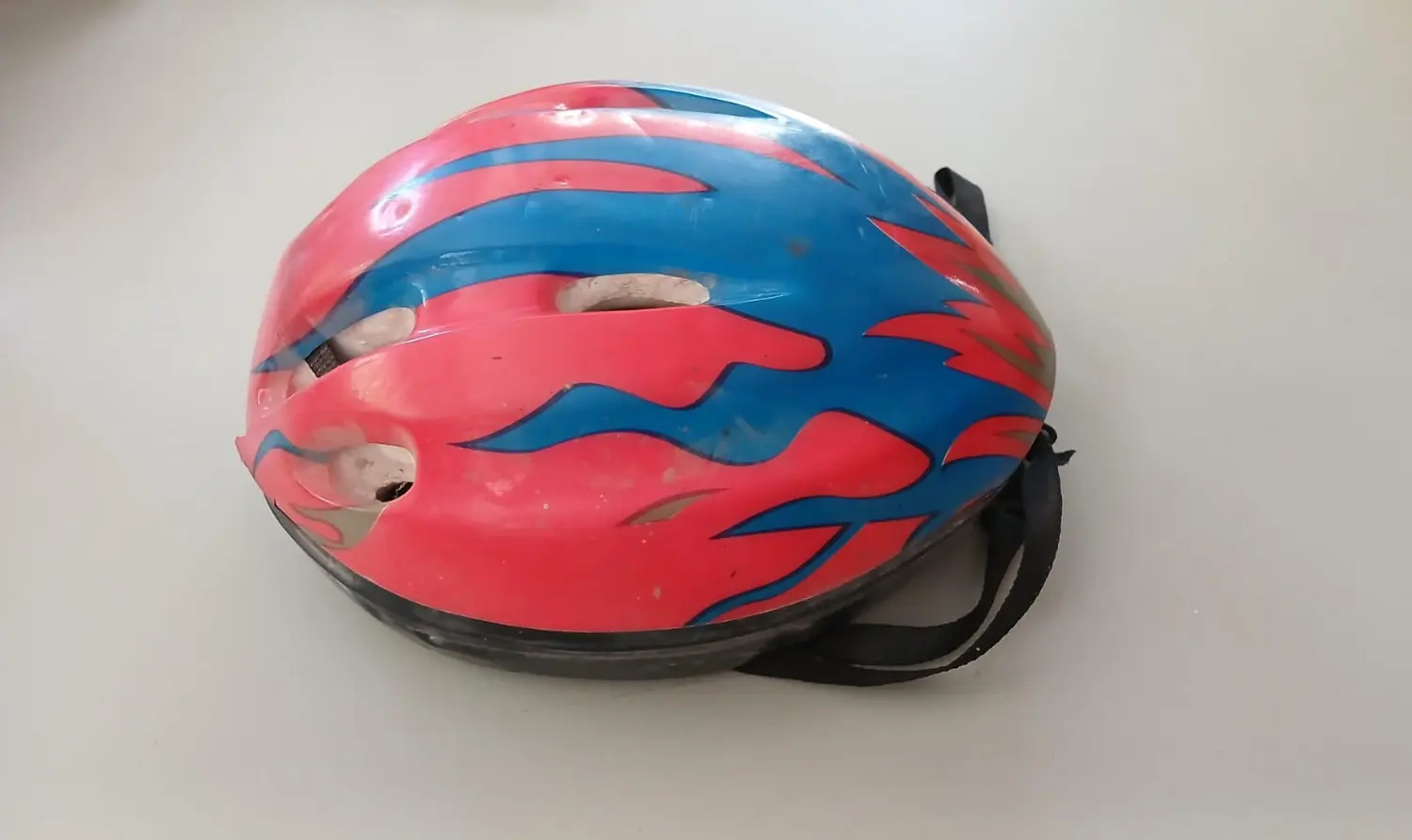 Encontraron casco de ciclista