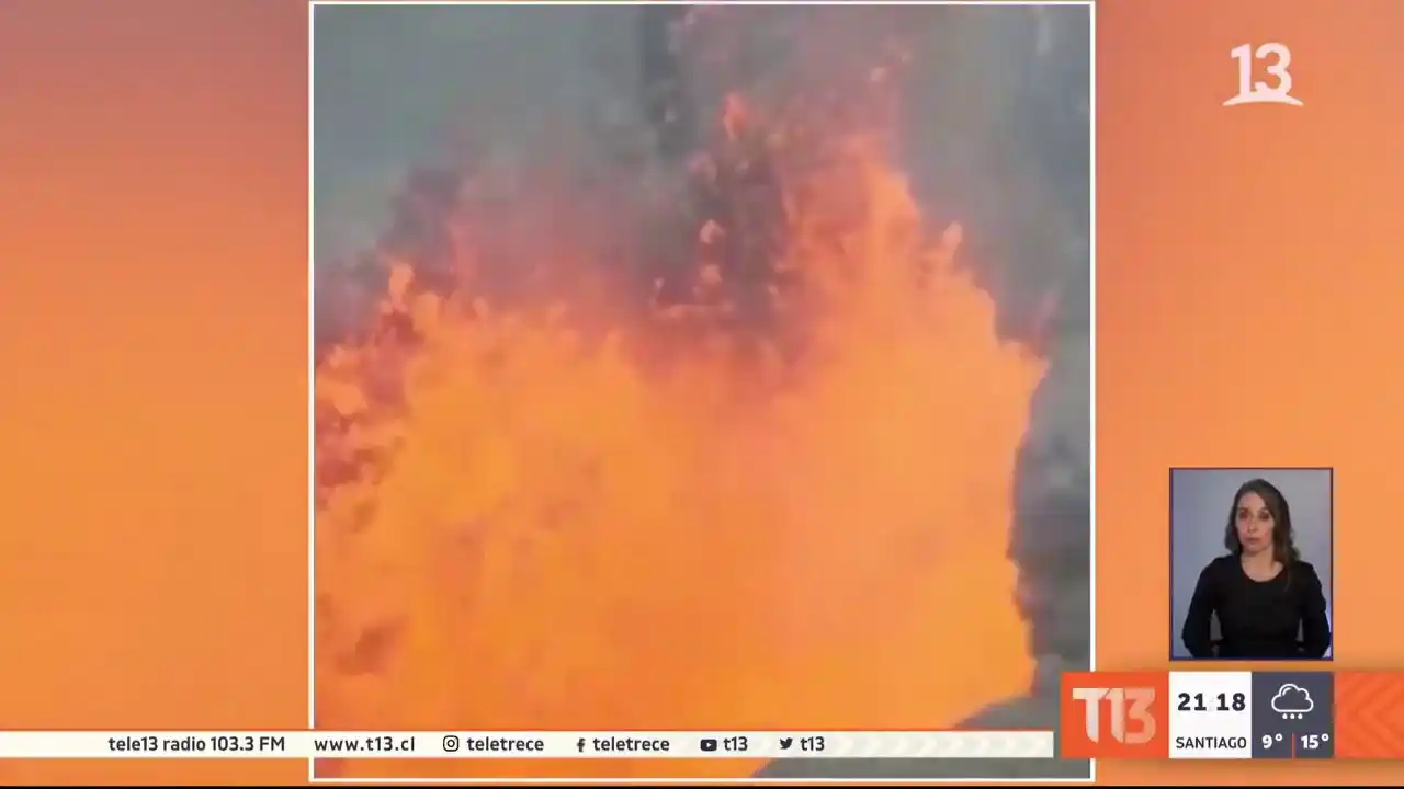 Frontera chilena: el volcán Villarrica entró en alerta naranja