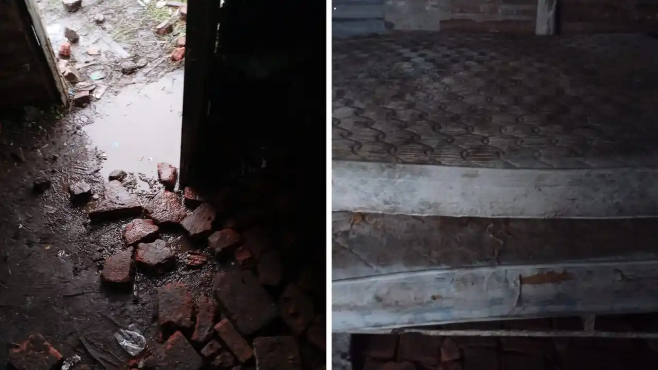 A una joven madre se le inundó la casa, perdió sus bienes por la lluvia y pide ayuda a la comunidad