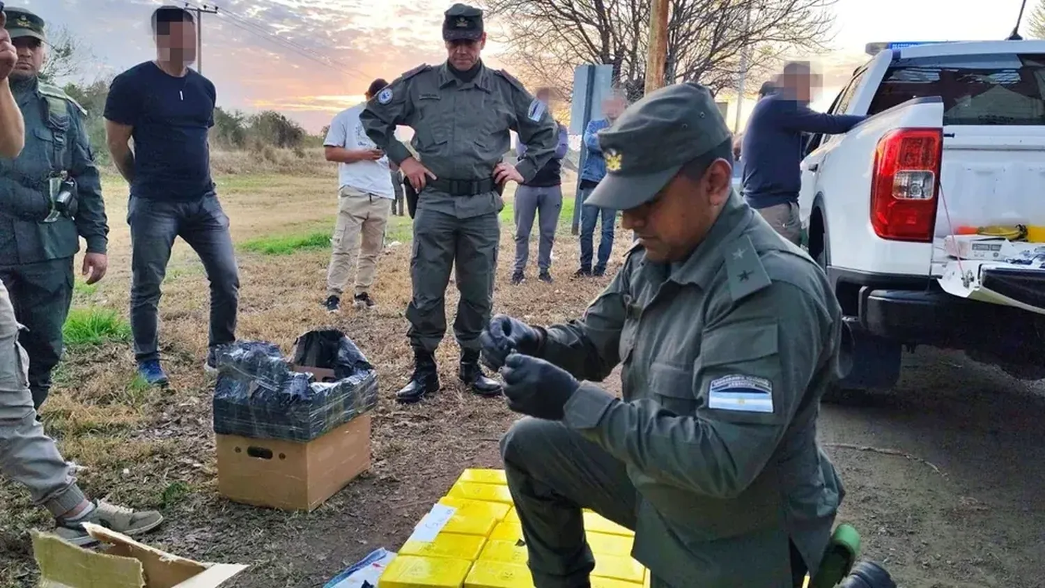 Gendarmería secuestra 172 kilos de cocaína en Chaco y desbarata banda narco que operaba entre Salta y Corrientes