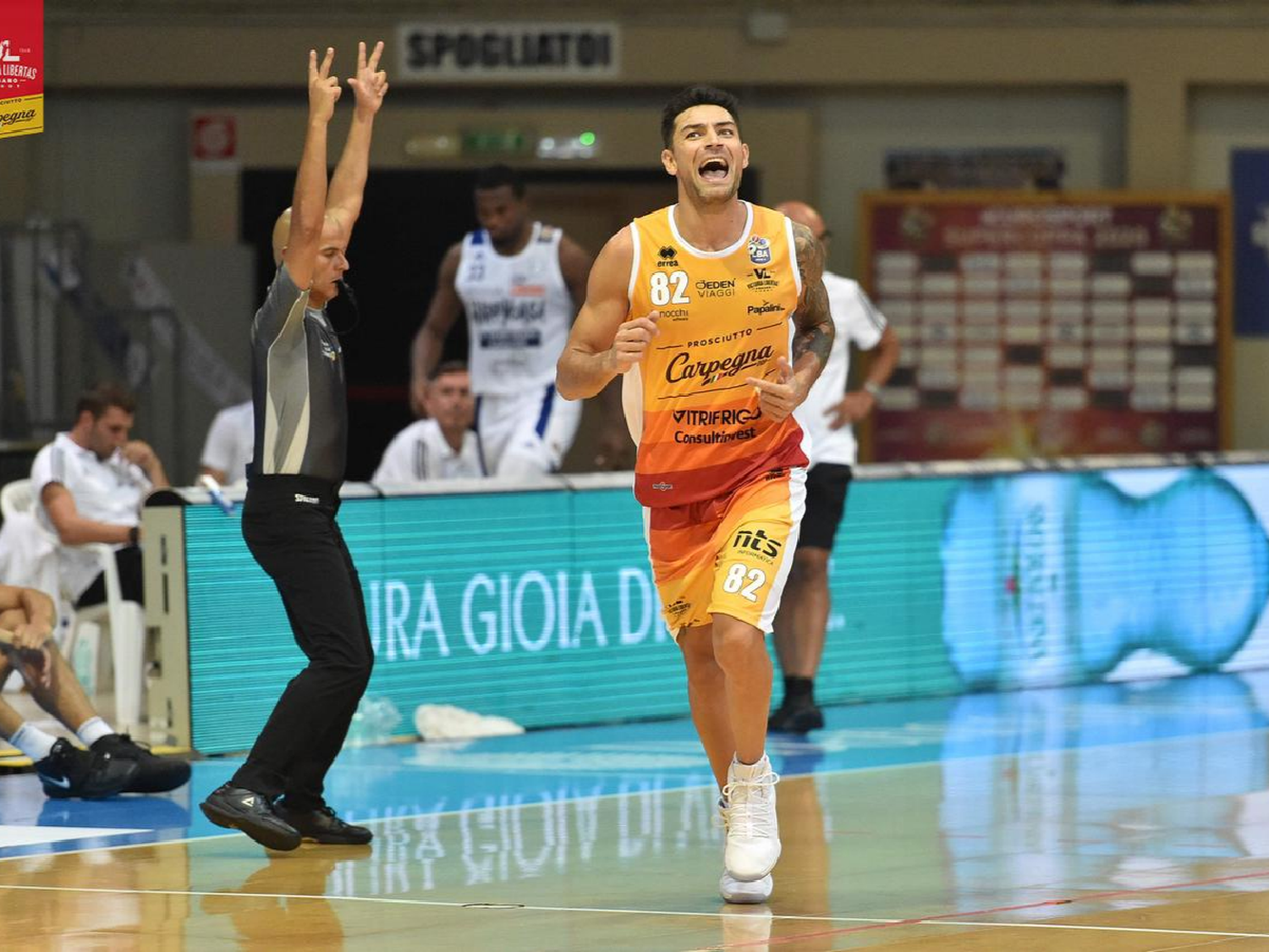 Triunfo del equipo de Delfino en la Liga Italiana