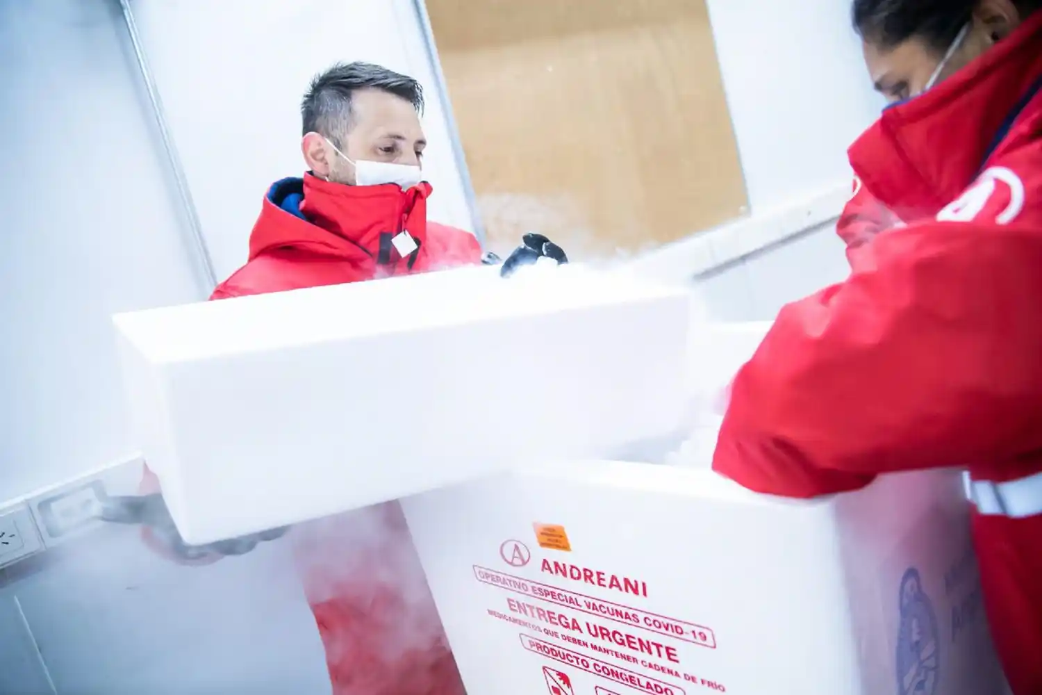 Llegó a Entre Ríos un cargamento de vacunas AstraZeneca