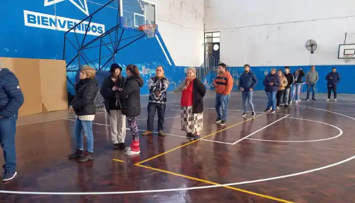Club Los Andes: todo organizado y tranquilo