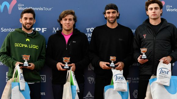 El M25 tiene sus campeones de dobles y los finalistas en singles