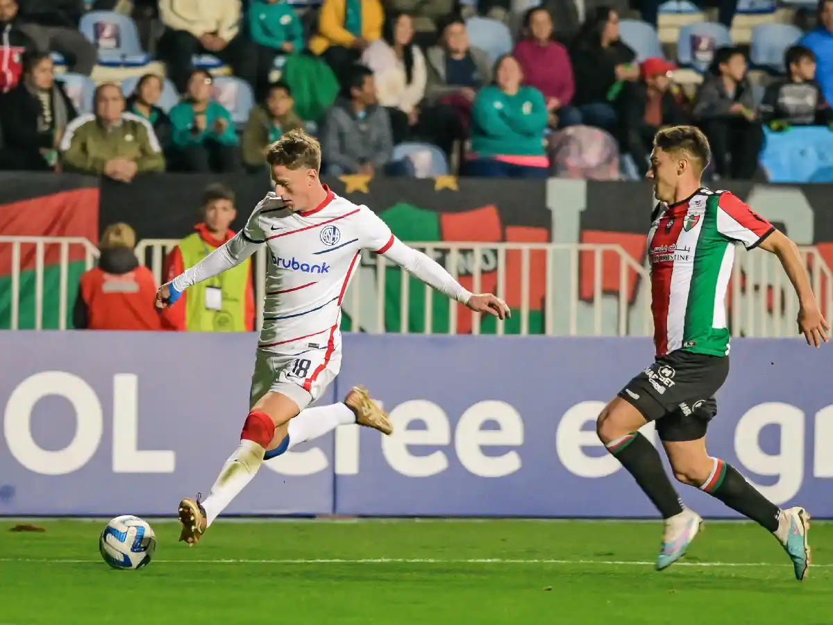 San Lorenzo empató con Palestino