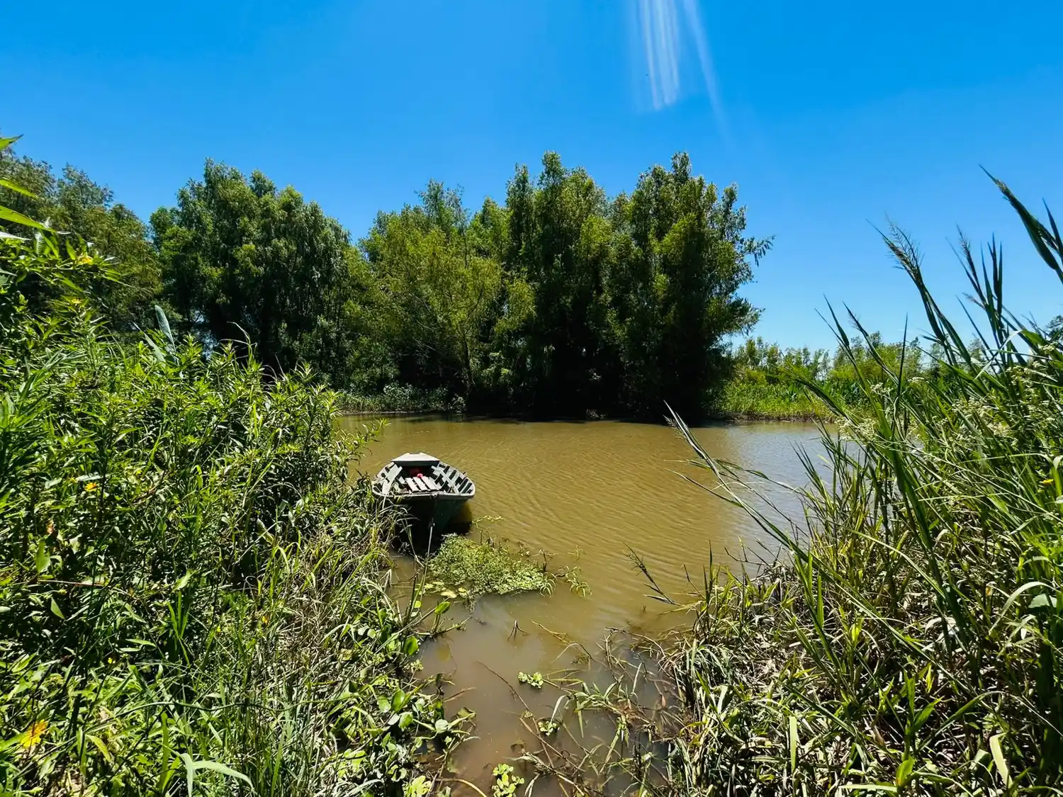 El riacho, en la zona del Paseo Público II.