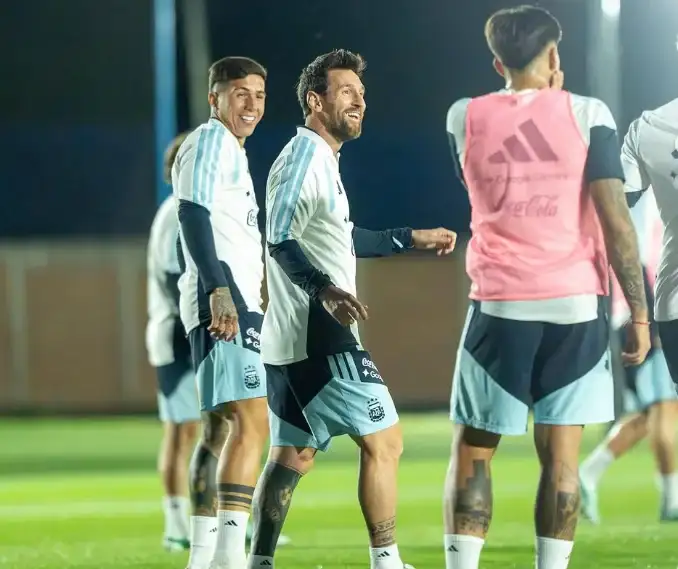 Messi publicó en sus redes sociales un emotivo posteo sobre su último entrenamiento con la Selección
