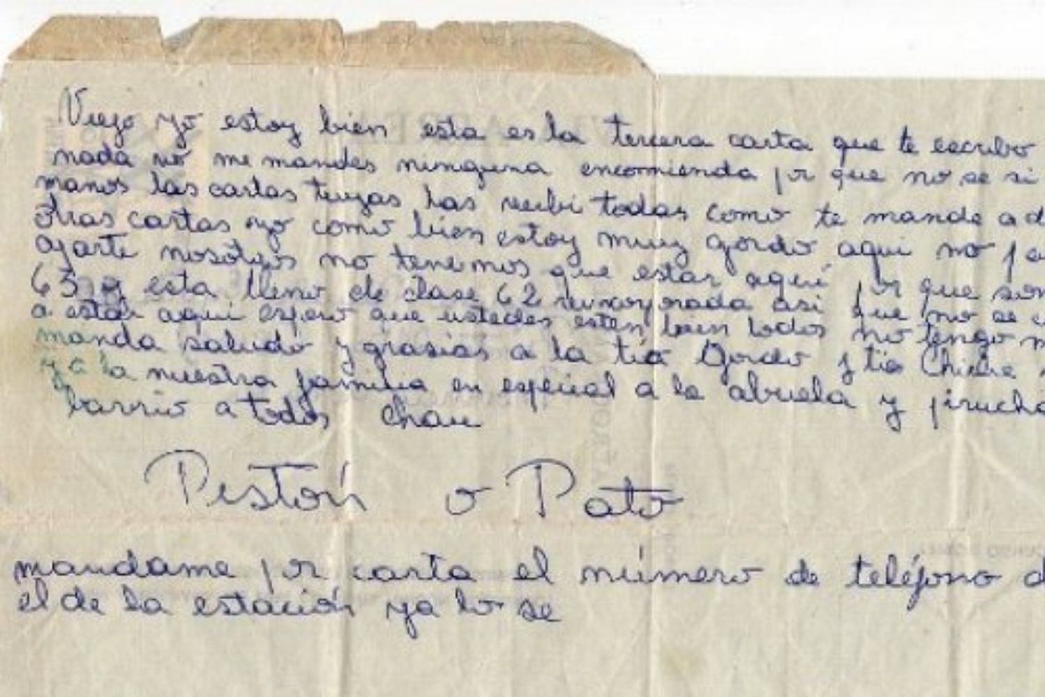Coronel Rosales: Veterano de Malvinas encontró siendo subastada una carta que le había enviado a los padres en 1982