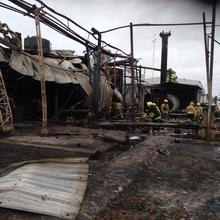 incendio parque industrial