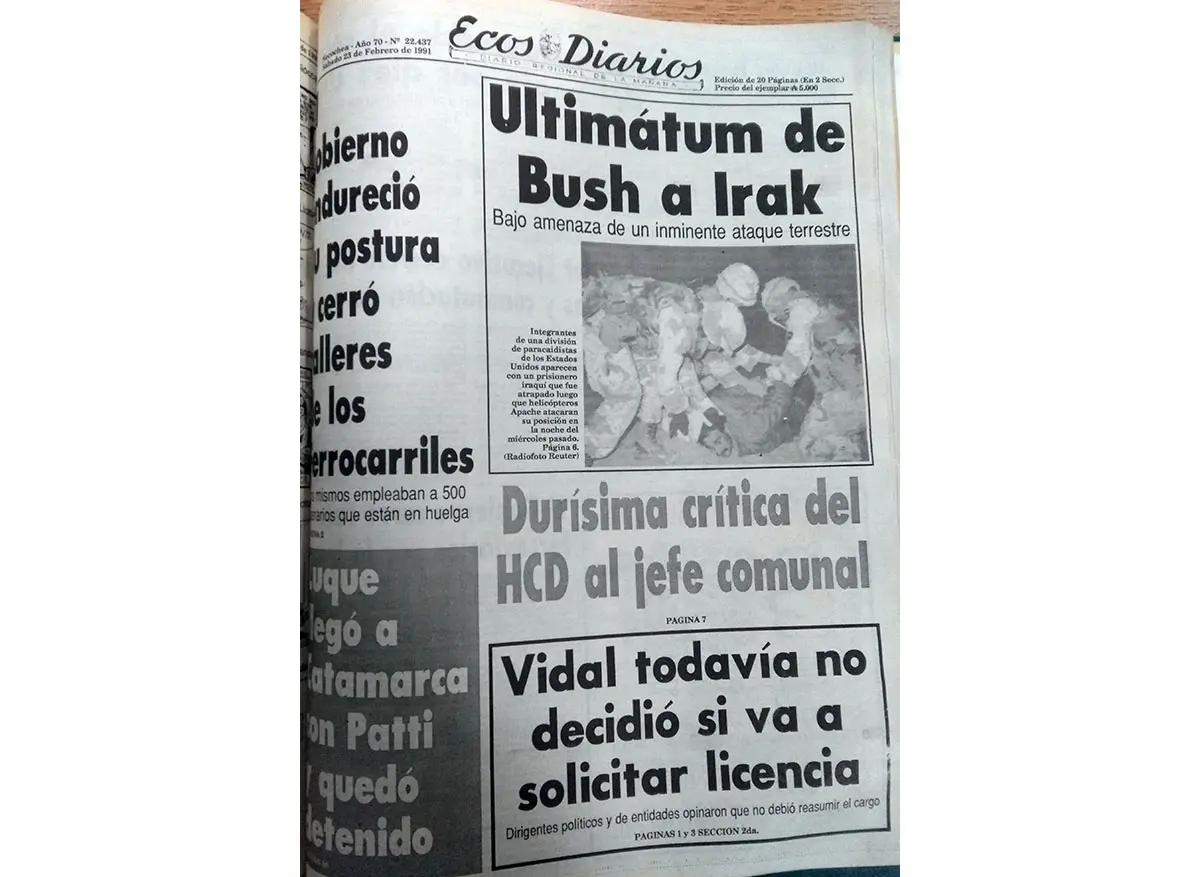 Sábado 23 de febrero de 1991