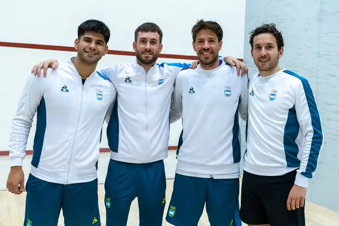 Victoria de los varones en Squash