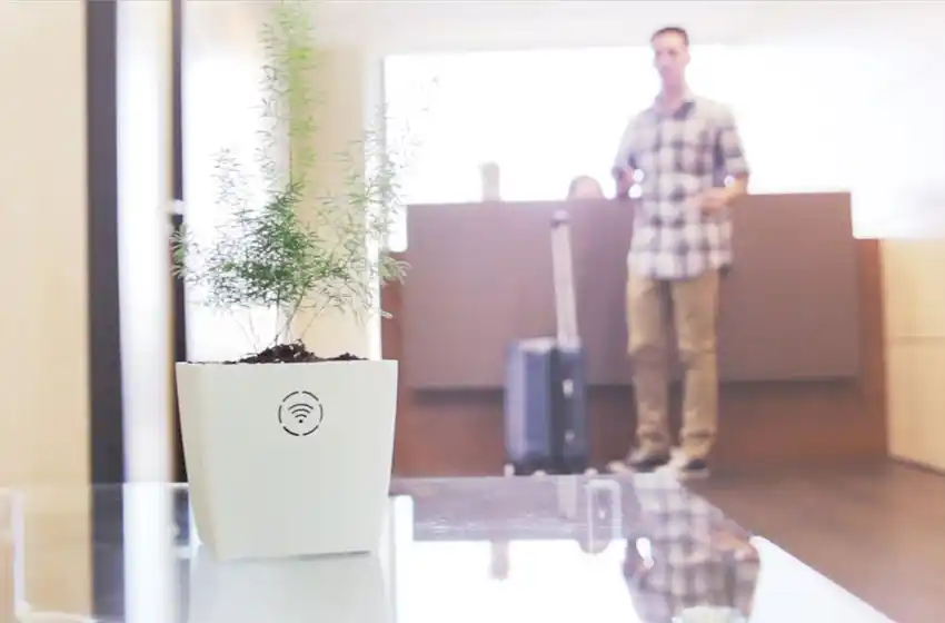 BIOO PASS, la maceta que facilita el acceso a WIFI