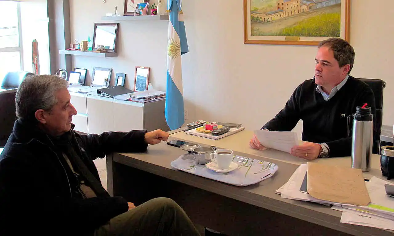 Productiva reunión mantuvieron los intendentes de Urdinarrain y Larroque