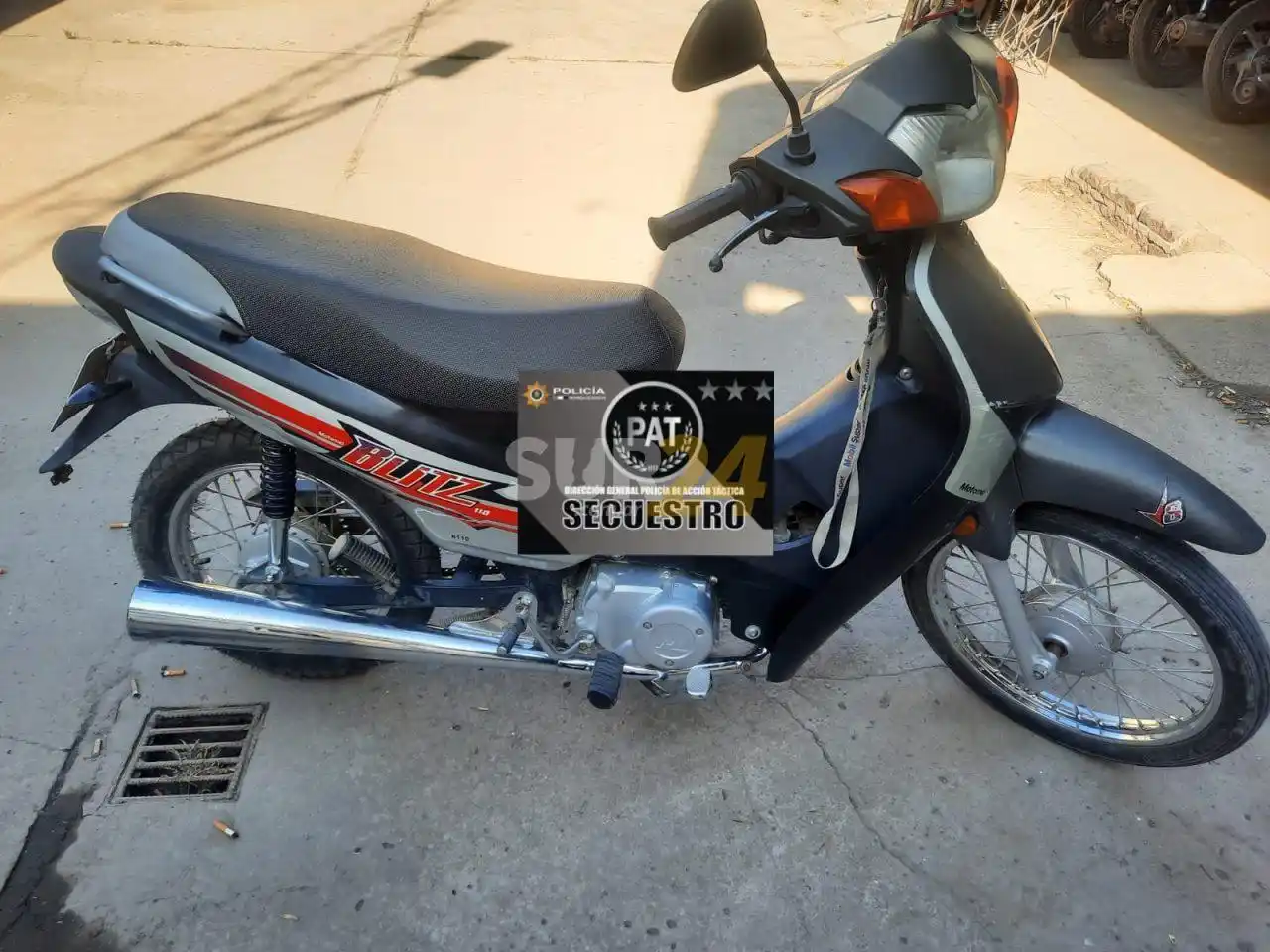 Detuvieron un sujeto por agredir a su mujer y sustraerle la moto