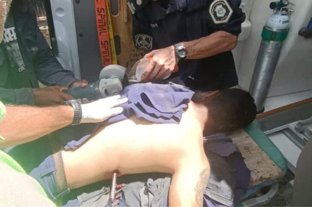 Obrero accidentado