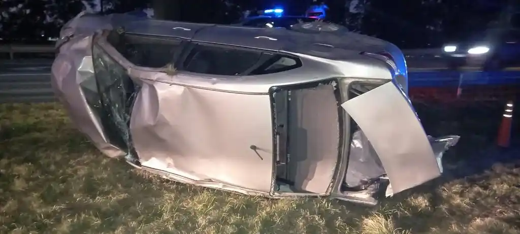 Madre e hija se accidentaron en la Autopista Santa Fe – Rosario