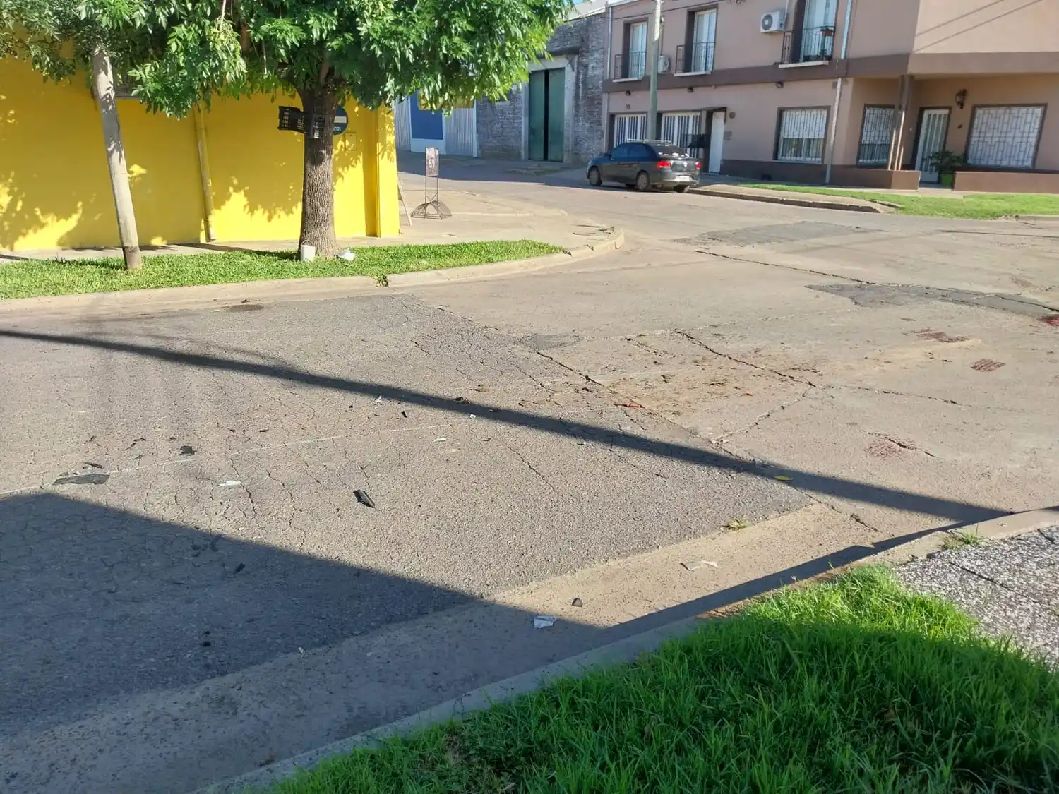 Lugar del accidente. Foto: La Opinión.