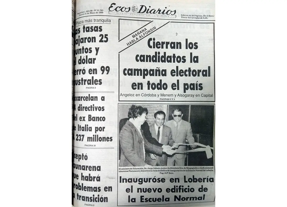 Jueves 11 mayo de 1989