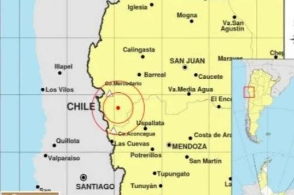 Fuerte temblor se sintió en Mendoza
