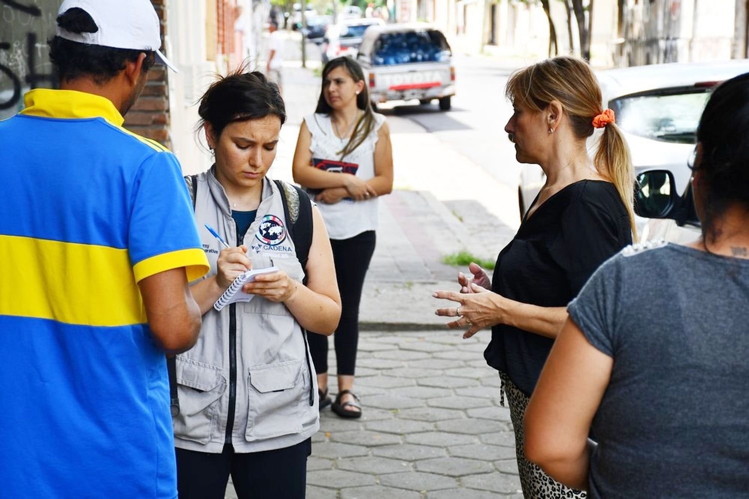 “Cadena” visitó los centros de evacuados de la ciudad de Concordia