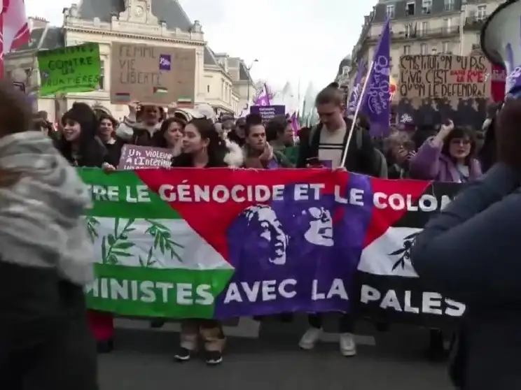 Las manifestaciones fueron la constante del Día Internacional de la Mujer.