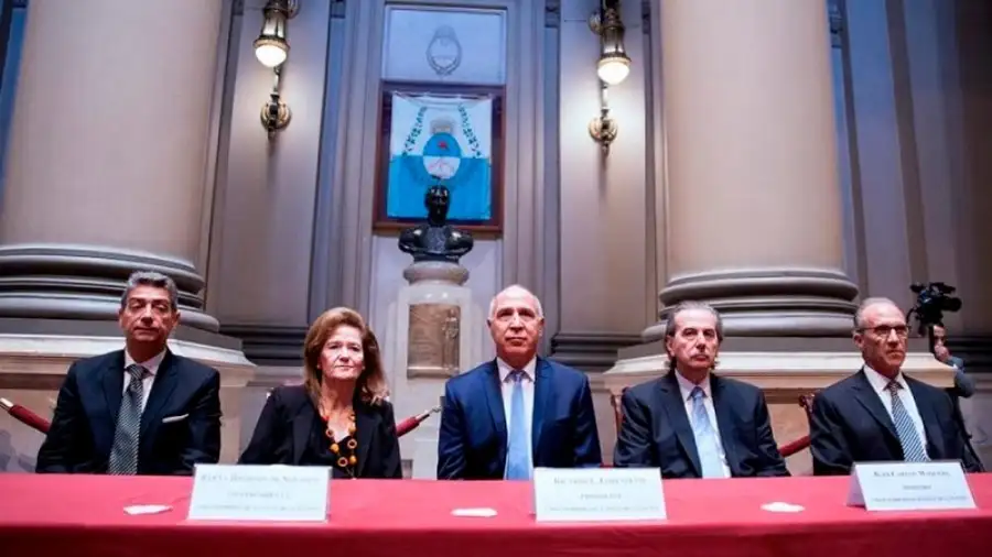 La Corte Suprema, tal como estuvo integrada hasta el mes de octubre.