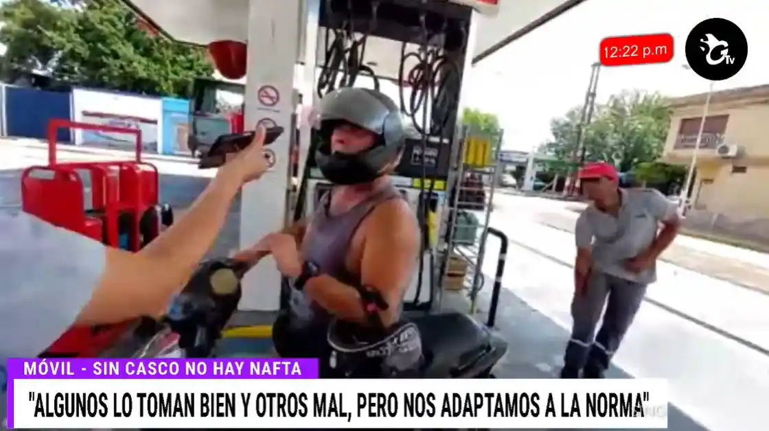 Sin casco no hay nafta