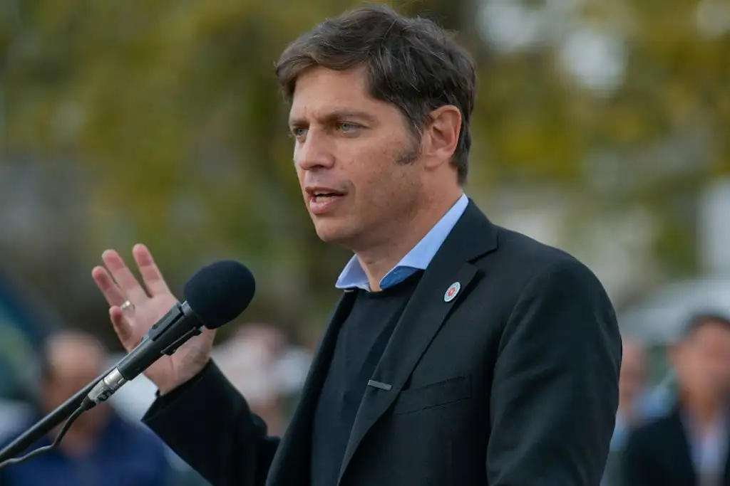 Axel Kicillof fue uno de los gobernadores que se reunió con la CGT.