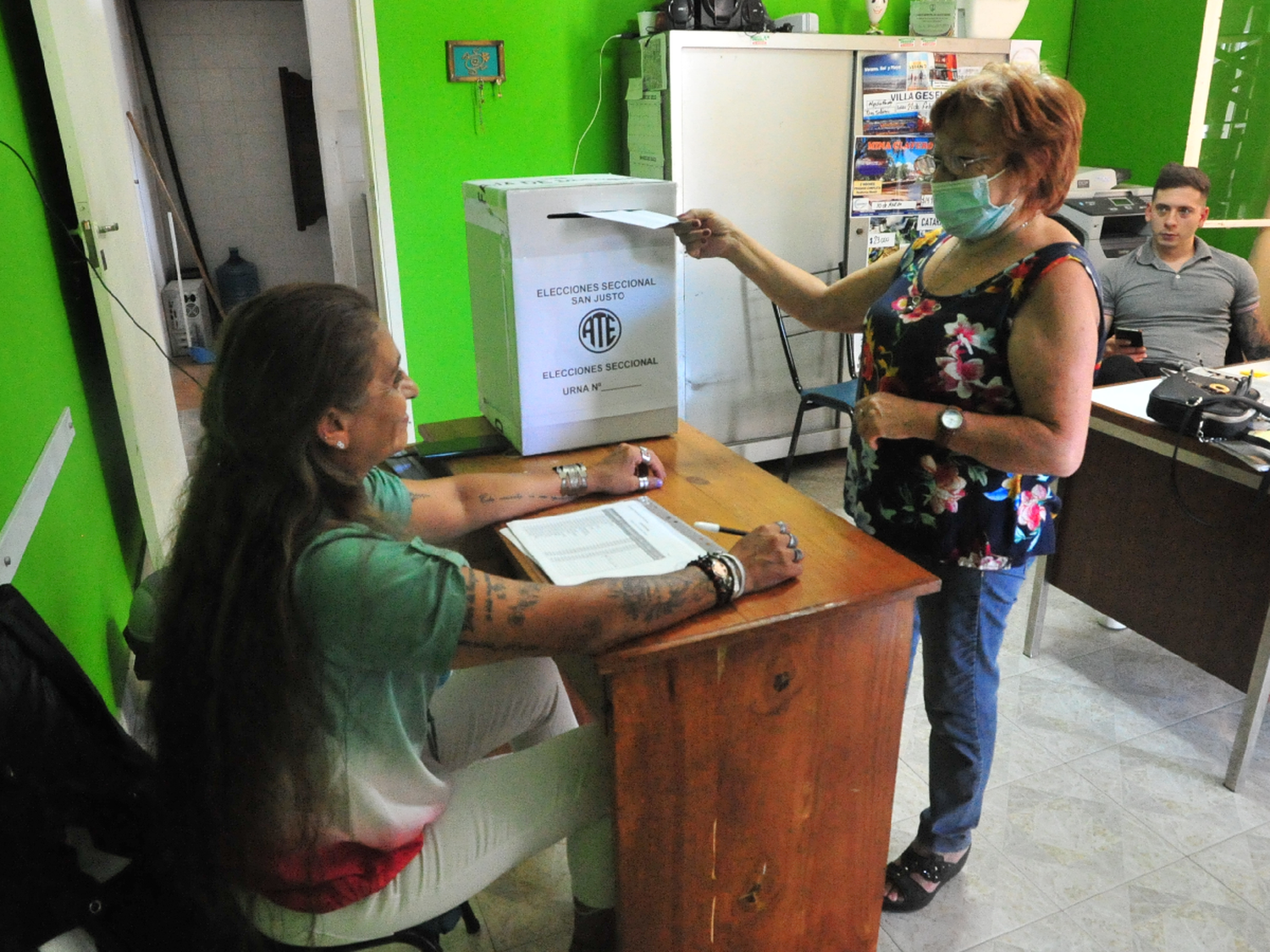 Los afiliados de ATE San Justo votaron para elegir autoridades