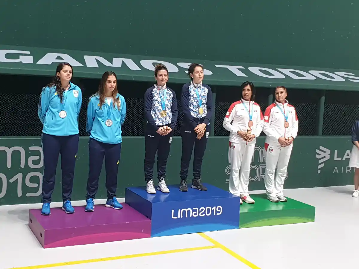 Medalla dorada en Trinquete 