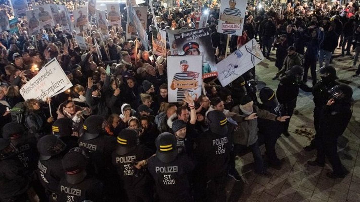 Medidas de restricción por coronavirus desata protestas masivas en Leipzig