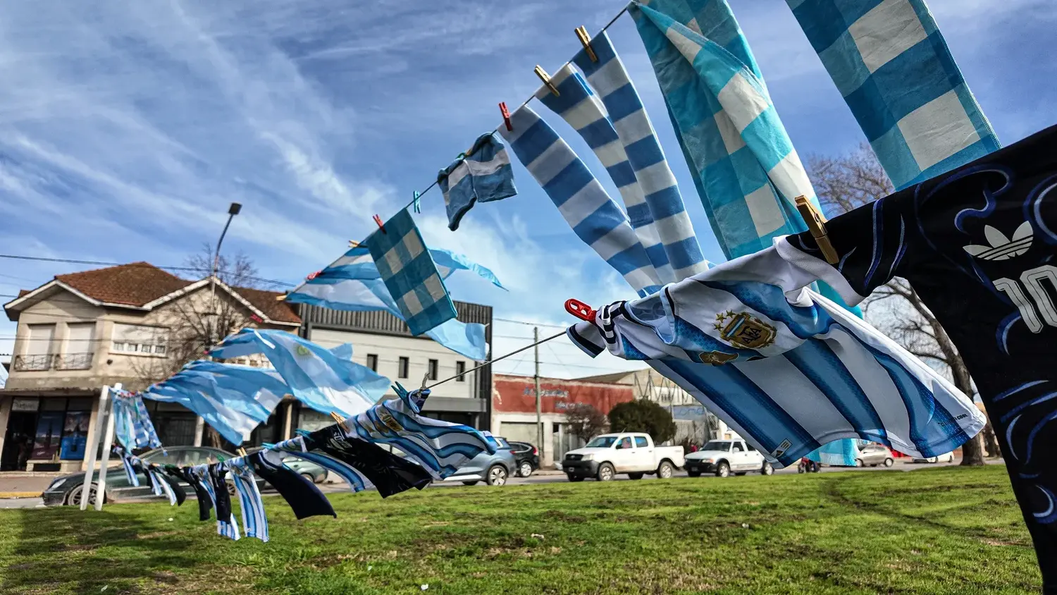 Camisetas. Se venden en distintos puntos de la ciudad