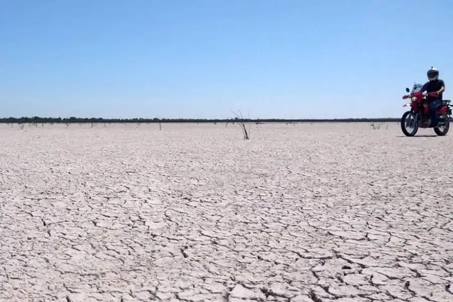 Desapareció la laguna de Paiva: "La imagen es algo desolador, totalmente seca"