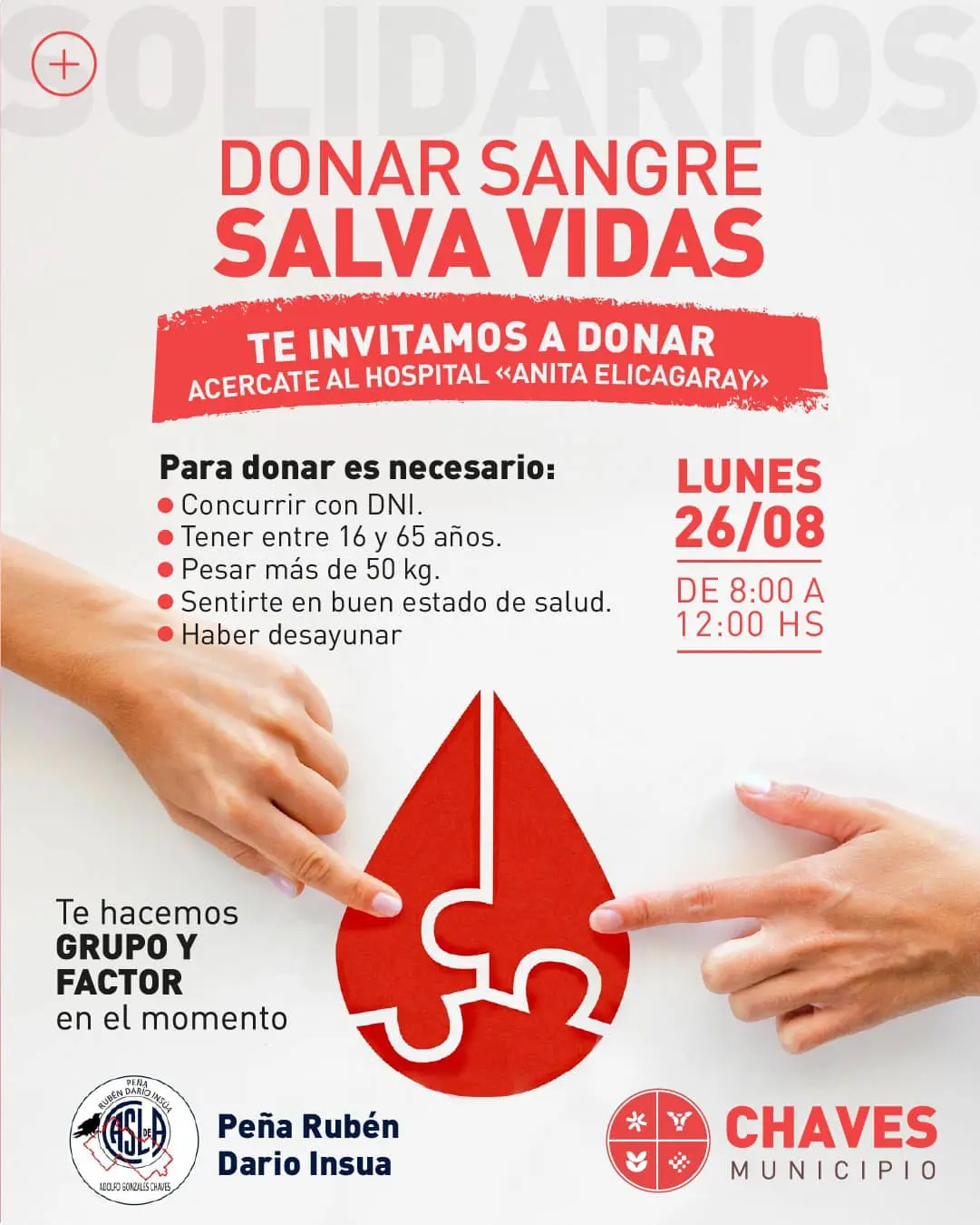 Campaña de sangre para salvar vidas