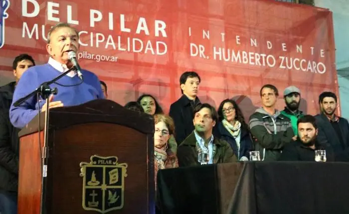 Zúccaro anunció cobertura total de agua potable y cloacas para Pilar