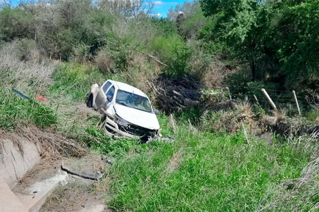 El conductor sufrío lesiones leves.