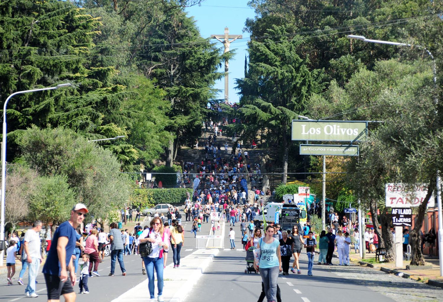 Todo listo para una nueva Semana Santa en Tandil.