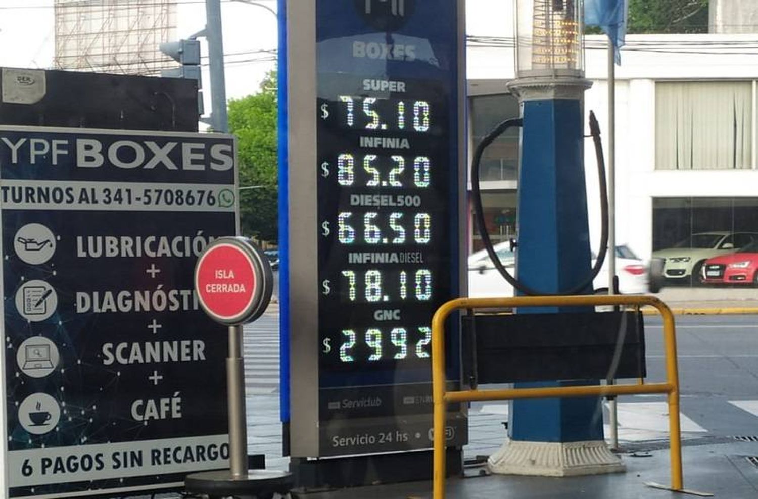 YPF aumentó la nafta y el gasoil un 2,9 por ciento promedio en todo el país