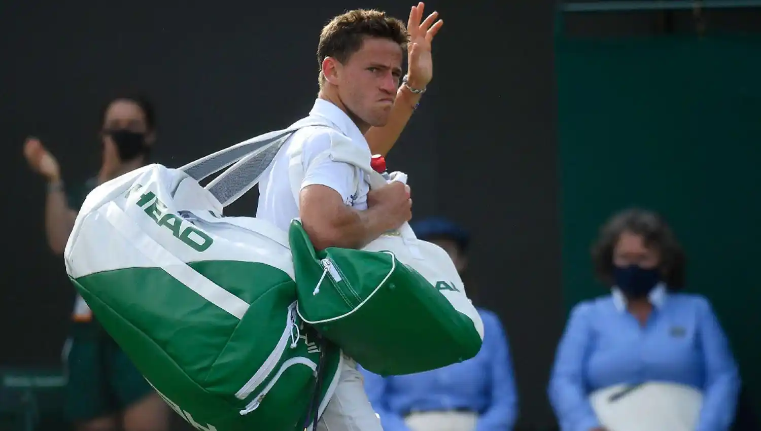 Schwartzman cerró su participación en Wimbledon.
