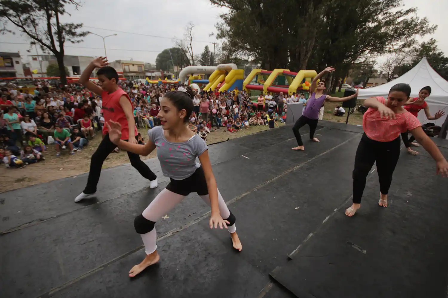 Blas Parera vivió por primera vez su Avenida de Fiesta