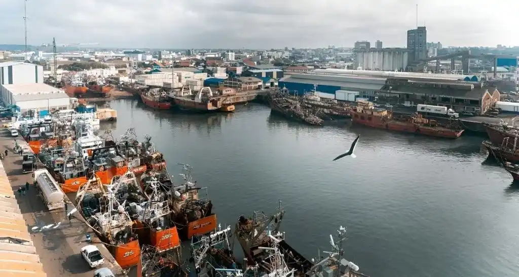 La actividad en el Puerto quedó cerrada ante la posibilidad de un fuerte temporal (foto: Revista Pescare).